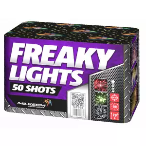 Батареи салютов MAXEM GP305, Freaky Lights, 0,6"/50 залпов