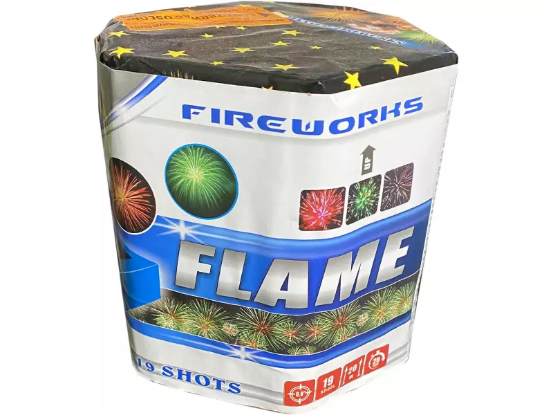 Батарея салютов GP493 FLAME 0,8"19 залпов